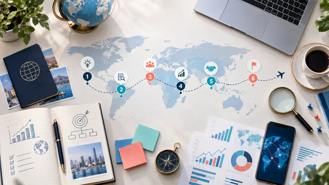 Expansion internationale GlobalScale : 6 phases pour tester, décider et répliquer